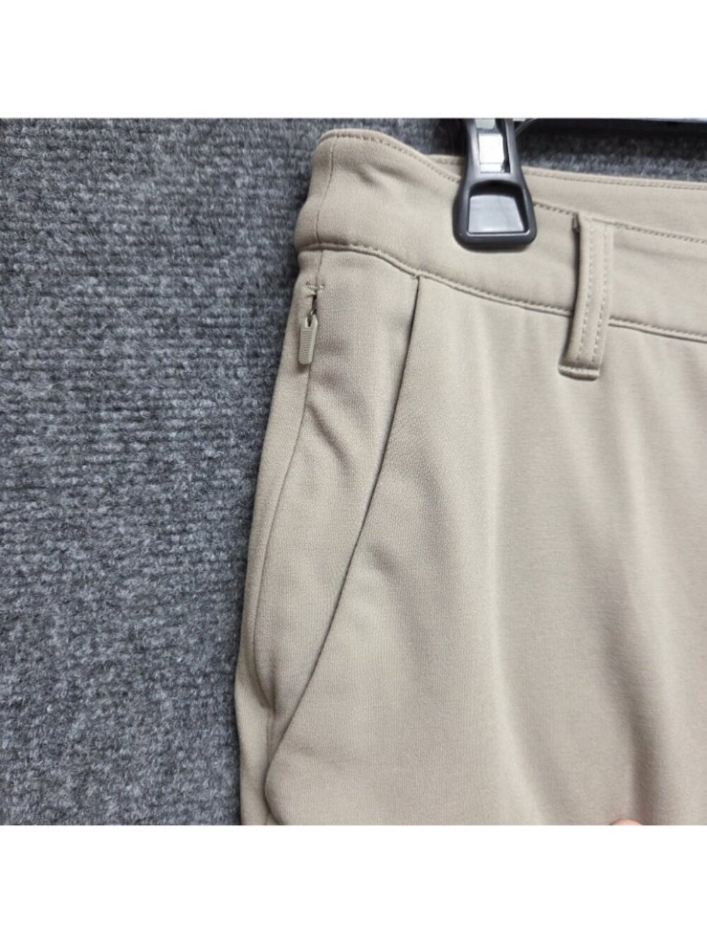 Into The AM All Day Pants Men 34x28 Brown Tapered Fit Stretch Chino Casual - Picture 9 of 12